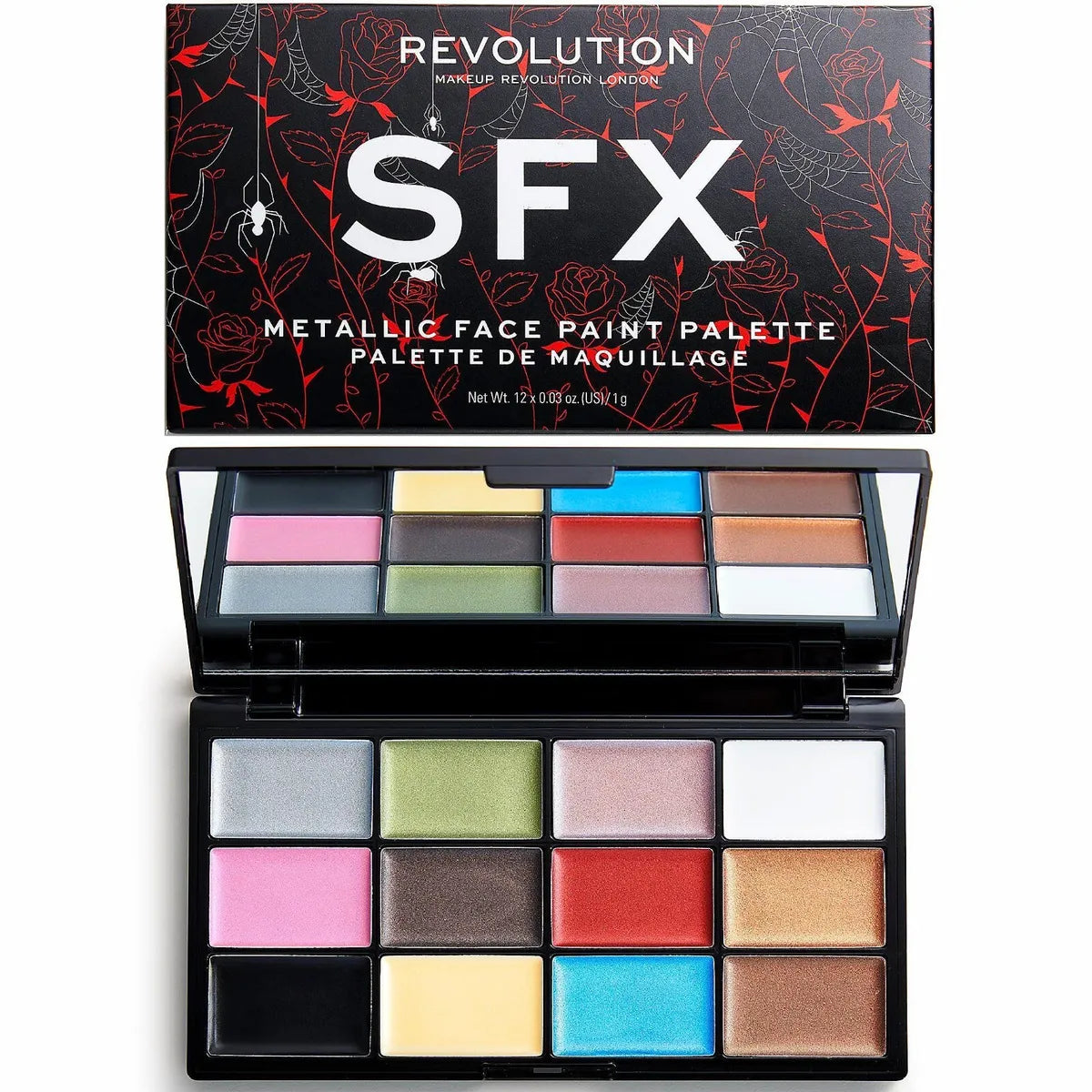 Revolution SFX Metallic Face Paint Palette