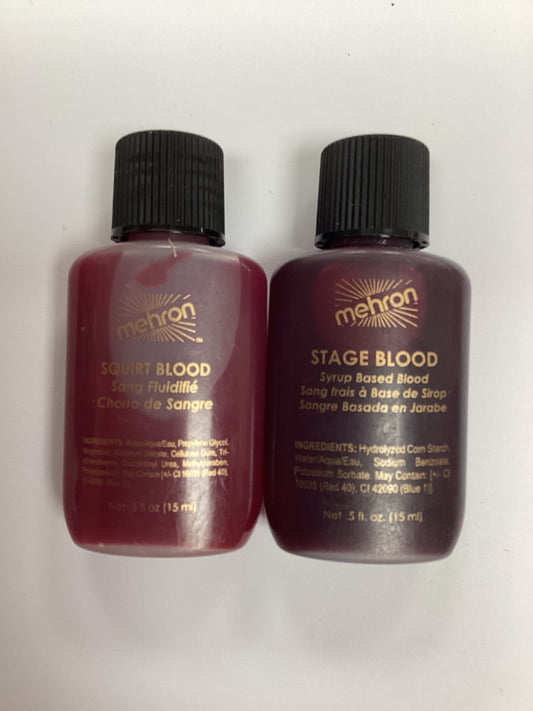 Mehron stage squirt blood