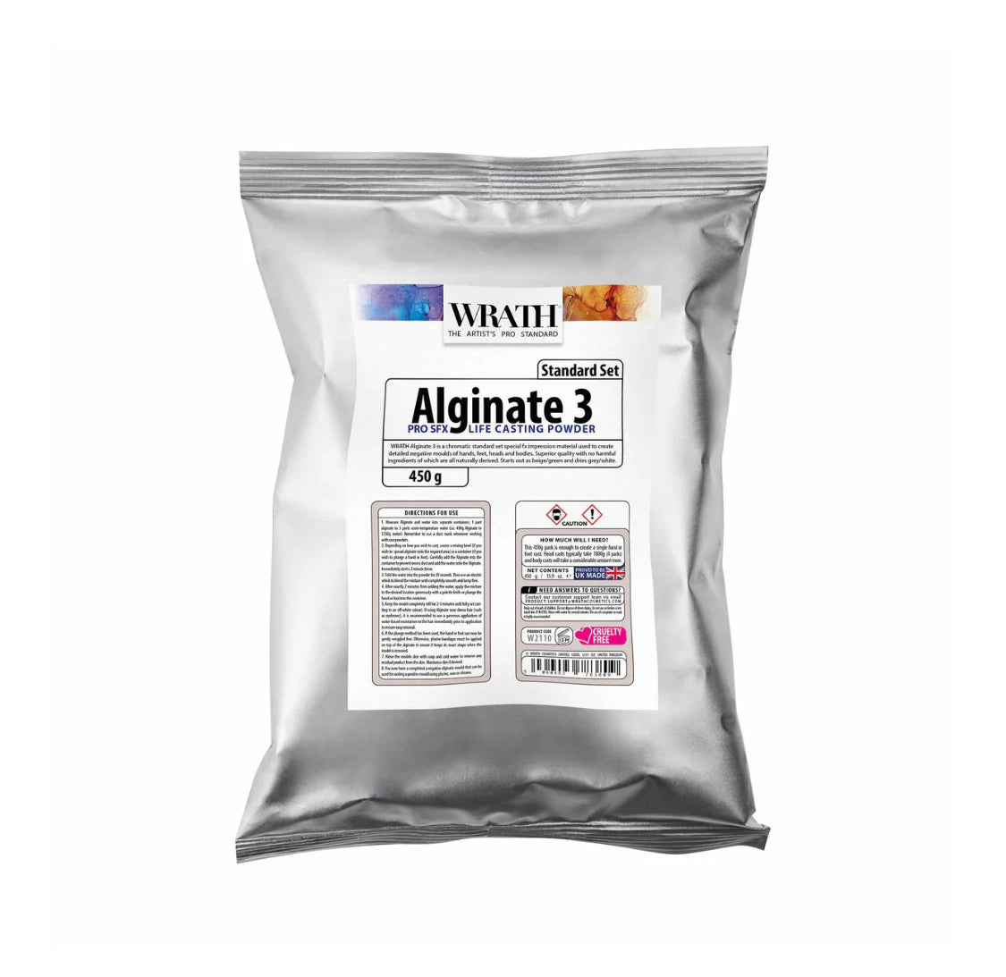 WRATH Alginate 3 - Pro SFX Life Casting Powder