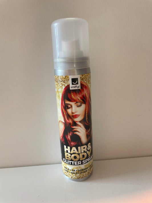 Hair & Body Glitter Spray - Gold