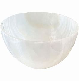 Onyx and selenite crystal Bowls